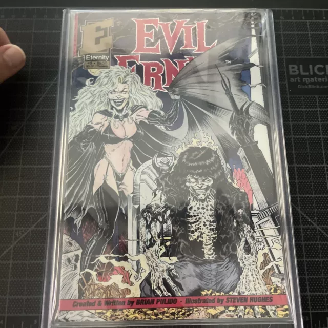 1992 Eternity Comics Evil Ernie #5 LADY DEATH 1st series FN+/VF signed