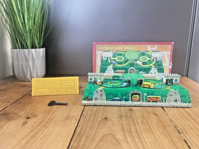 Schylling Sammler Serie Russisches Zinnblech Spielzeug Bus Strassenauto Spur Aufziehen