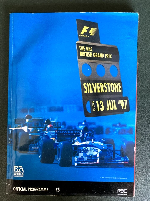 Programme Officiel Grand Prix De Grande-Bretagne - Silverstone 1994 - État Correct