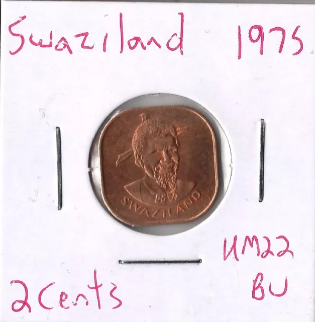 Coin Swaziland 2 Cents 1975 KM22, Combined shipping