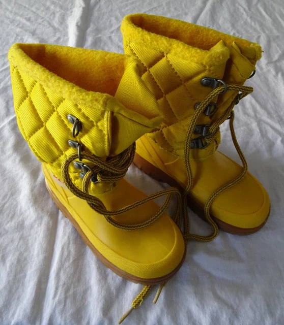 Bottes d'hiver jaune pour garçons, Du Pareil au Même, Pointure : 30
