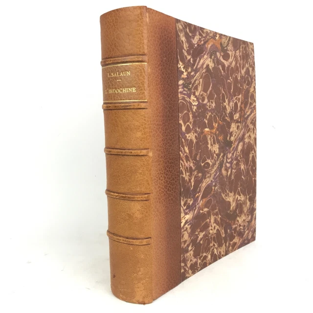 Édition Originale L'INDOCHINE 1903 Louis Salaun 40 HÉLIOGRAVURES
