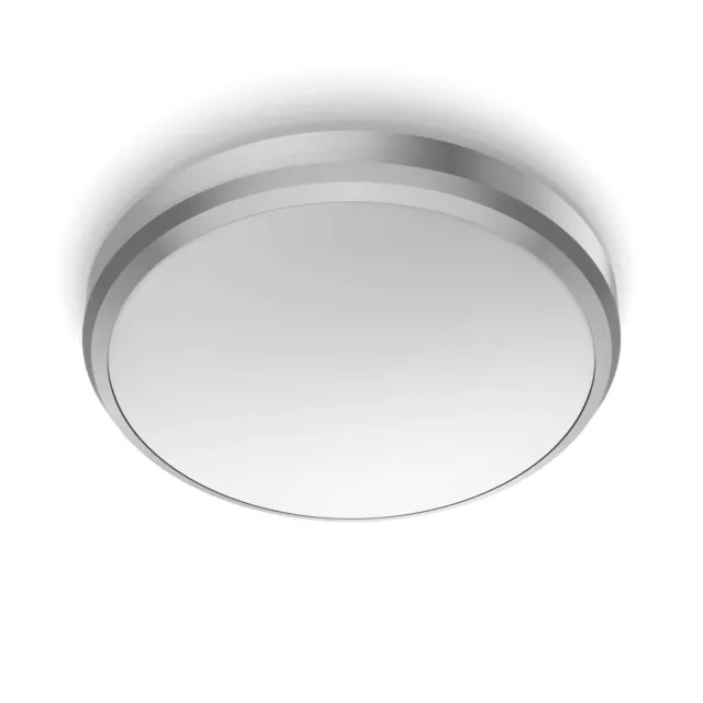 Philips Functional Ceiling light LED Non-changeable bulb(s) 600 lm IP44 Nickel