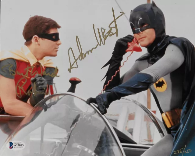 Adam West/Burt Ward (Batman & Robin) Original Signed 8X10 Photo w/Beckett Letter