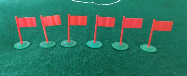 Subbuteo Accessories - 6 X Corner / Line Flags