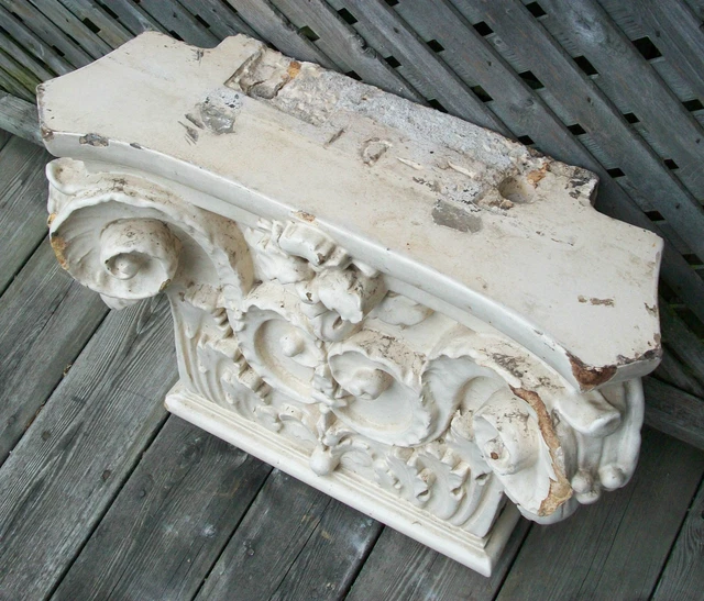 Antique Corinthian Capital - Glazed Ceramic - Canada/U.S. - Late 19th Century 6