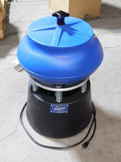 C & M Topline Vibratory Tumbler 1/2 hp Wet/Dry Operation 0.50 CF Cap TLV-50