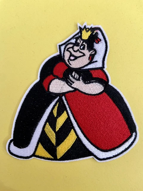 DISNEY ALICE IN Wonderland Queen Of Hearts Villain Embroidered Patch ...