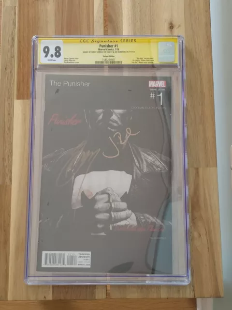 PUNISHER 1 HIP HOP VARIANT LL COOL J MAMA SAID  CGC 9.8 Signed Conway/Bernthal