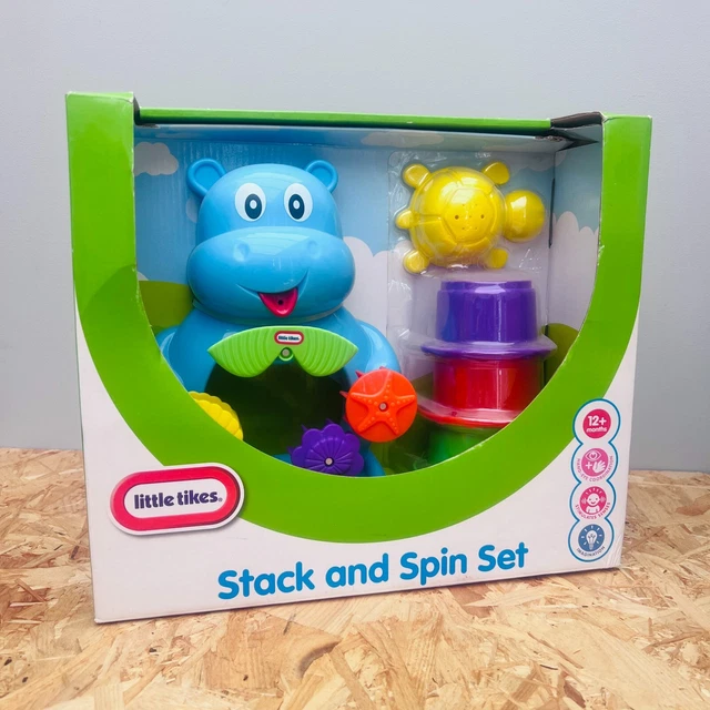 LITTLE TIKES STACK and Spin Bath Toy Set Water Play - NEW £8.75 ...