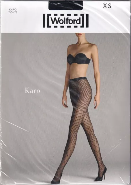 Collant WOLFORD INK EMILY MALICE Nude/Black. Tailles S - M. Tattoo tights.