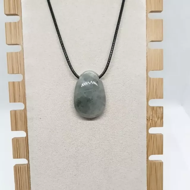 Pendentif Labradorite - Pierre Percée en Pierre Naturelle  - Gemmes