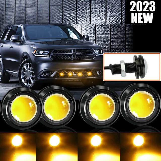4x LED Amber Grille Light Universal For Chevy Express Cargo Van 1500 2500 3500