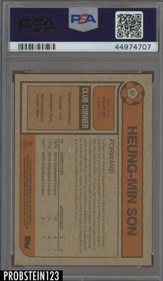 2019 TOPPS LIVING UEFA Soccer #57 Heung-Min Son PSA 10 GEM MINT $54.92