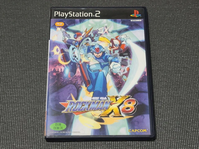 Sony PlayStation2 Rockman X8 Megaman Retro Game Korean Version for PS2 Console