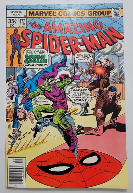Amazing Spider-Man #177 NM Green Goblin Appearance, Dr. Hamilton 1978 High Grade