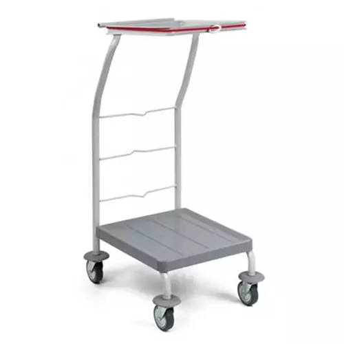 Carrello porta sacco lt.70 con elastico base e ruote piroettanti 80 mm