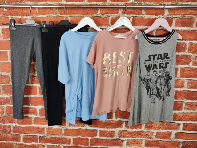 Girls Bundle Age 8-9 Years Next Zara H&M Leggings Top T-Shirt Star Wars 134Cm