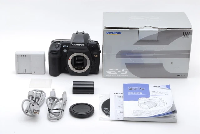 [N.Mint w/Box] Olympus E-5 12.3MP Digital SLR Camera Body From Japan #4980