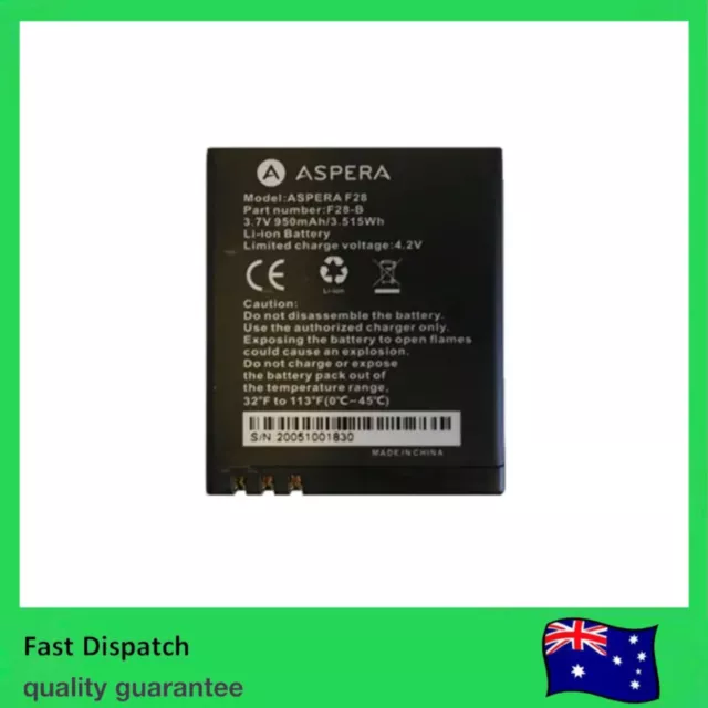 Replacement Battery Suits Aspera F28 Flip Mobile Phone (F28-B)
