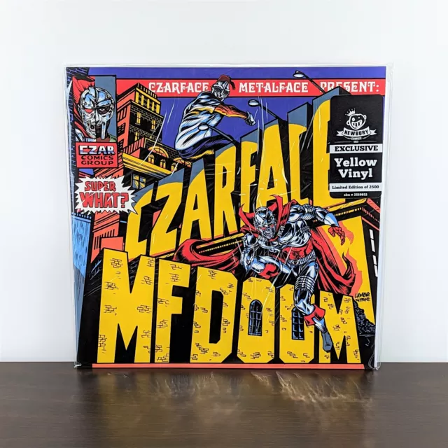 Czarface x MF Doom SUPER WHAT? Exclusive LE 2500 YELLOW Vinyl LP - NEW SEALED