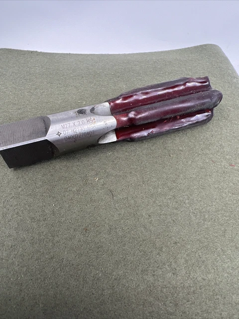 Greenfield M27 X 2.0 HSS D7 4 flute bottoming tap USA Right Hand Thread