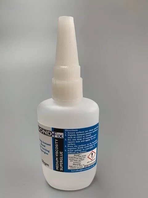 10 x 50g BondFix MEDIUM Superglue industrial strength cyanoacrylate adhesive