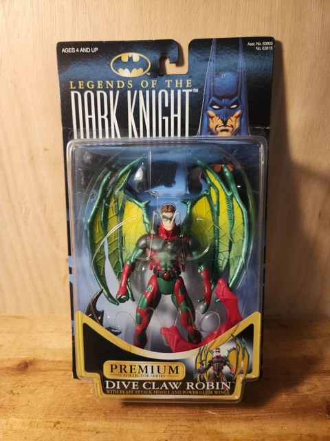 Vintage 1996 Kenner Batman "Legends of the Dark Knight"  Dive Claw Robin Figure
