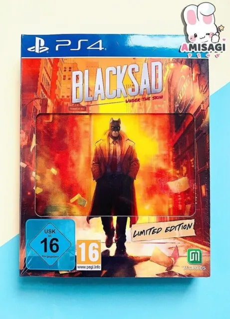 Blacksad Sous The Peau Edition Limitée PS4 PLAYSTATION 4 Jeu Pal Neuf