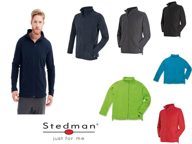 Pile Uomo Donna Con Zip Giacca Felpa Stedman Maglia Di Pile Personalizzabile