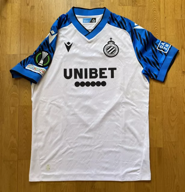 maillot porté match worn shirt maglia trikot unwashed Club Brugge Skov Olsen 2