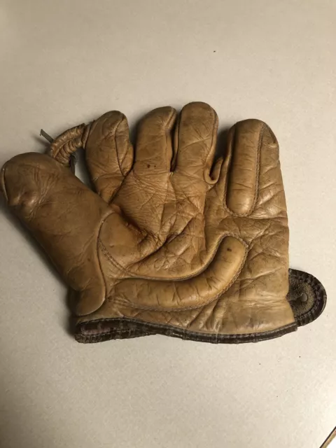 1930’s Wilson Crescent Heel Softball Baseball Glove/Mitt