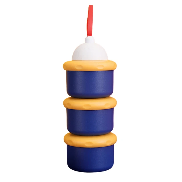 Snack Container Vibrant Color Non-spill Infant Milk Powder Box Pp