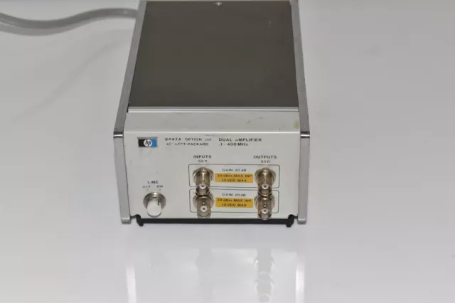 ^^ HP HEWLETT PACKARD  Agilent 8347A RF Amplifier 400 MHZ  (FCP13)