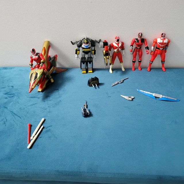 POWER RANGERS ACTION Figures Bundle, lightspeed rescue, time force