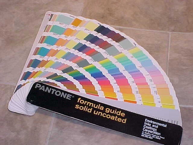 Uk Color Guide VINTAGE PANTONE COLOR Guide - Formula Guide for Solid Uncoated-3rd Ed ...