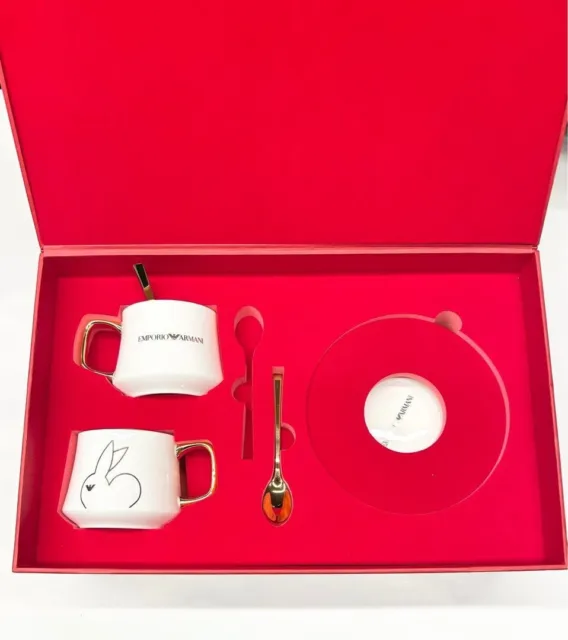 Emporio Armani EA 2023 CNY tazas de té de cerámica caja juego para hogar cama vela