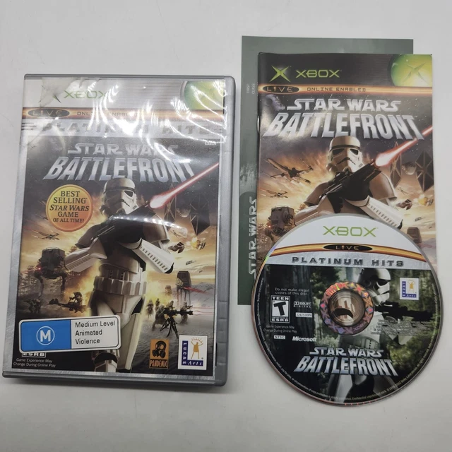 STAR WARS BATTLEFRONT Xbox Original Game + Manual PAL 14j4 EUR 10,90 ...