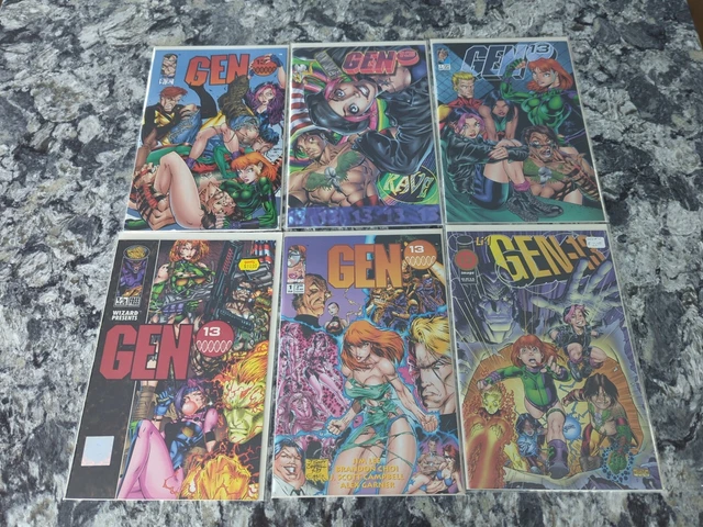 Huge lot 26 issues Image Comics Gen 13 0 - 14, variants pin-up special!