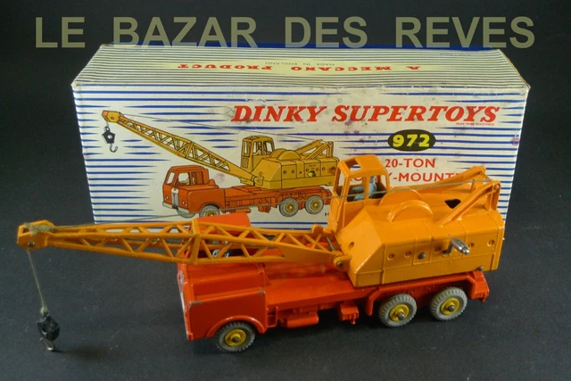 DINKY TOYS FRANCE. Grue 20 tonnes COLES.   REF: 972. + Boite.