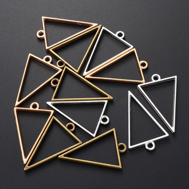 30 pièces Bricolage résine artisanat Collier faisant pendentif