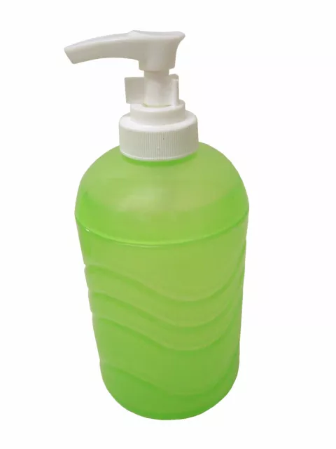 (Tc115) Dosificador Dispensador Jabon Liquido Baño Plastico Ondas Verde 300Ml