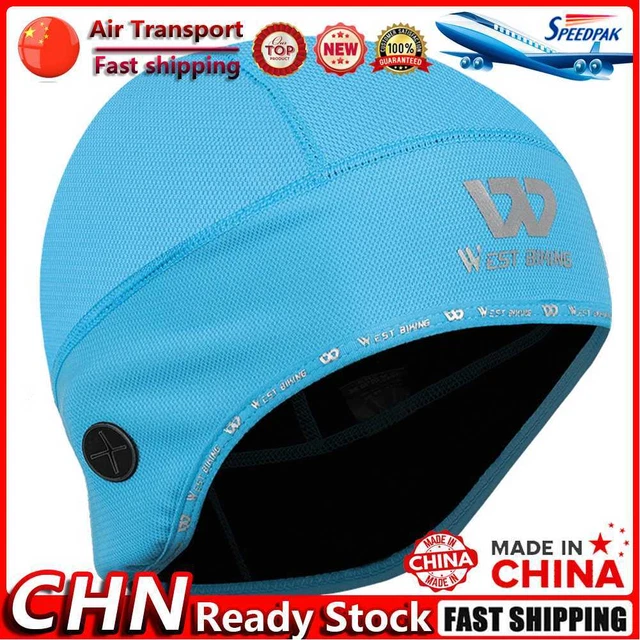 Winter Thermal Fleece Cap Bike Cycling Skiing Windproof Beanie (Light Blue) Fr