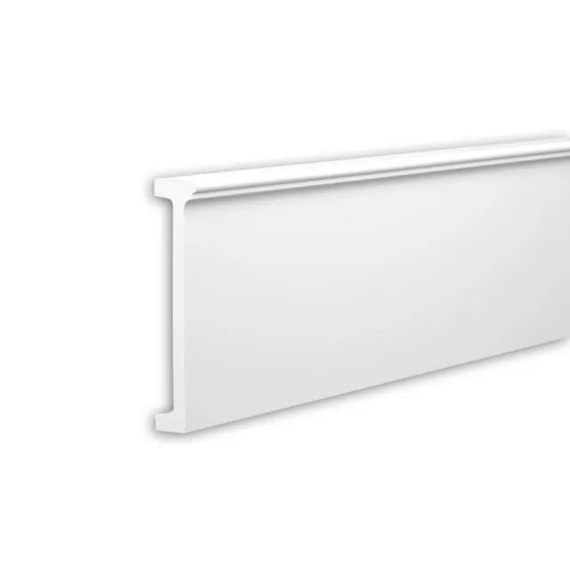 Profhome 403301 barra de friso perfil de fachada barra decorativa barra de estuco 2 m