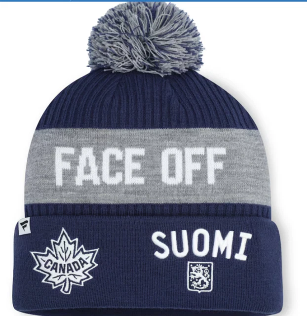 NHL HOCKEY 4 Nations Face Off Tournament 2025 Toque Cuffed Hat 4 TEAMS
