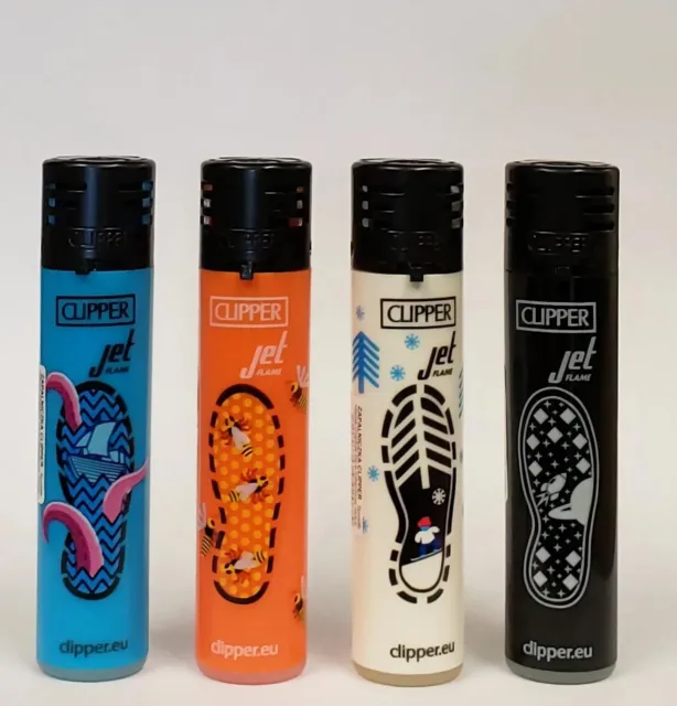Clipper Lighters SPACE AND BEES Gas Lighter Refillable (PACK OF 4) 2