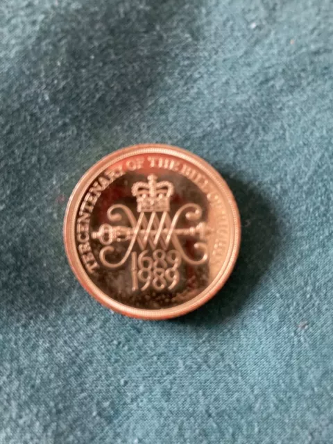 1989 Tercentenary of the Bill of Rights £2 Two Pound Coin  1689-1989. 10 coins.