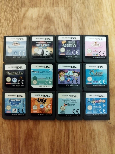 Lot De 8 Boîtiers De Jeux Nintendo DS - Avec Ou Sans Notices - Occasion