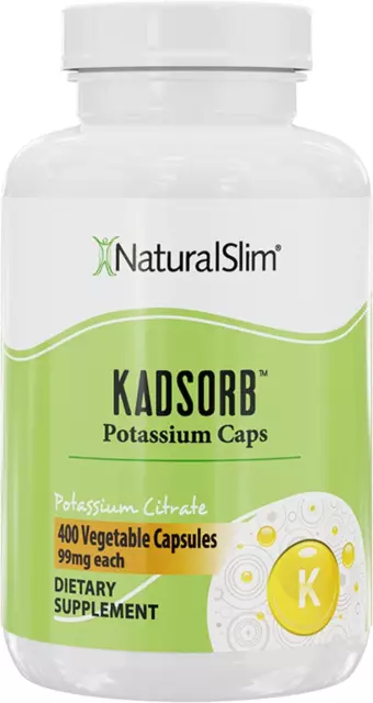 Naturalslim Kadsorb Natural Potassium Citrate - Supports Electrolyte Balance & N