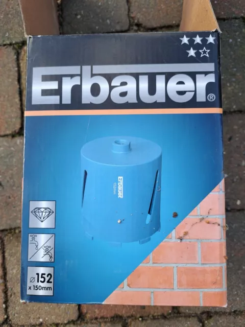 Erbauer diamond core on sale drill bit 152mm